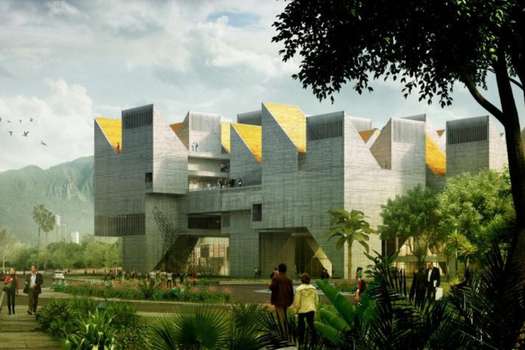 Este es el diseño arquitectónico que tendrá el Museo de la Memoria, actualmente en construcción en Bogotá.