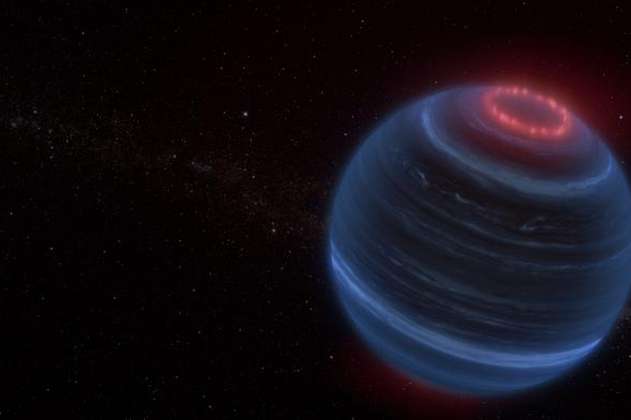 El telescopio James Webb encontró una estrella fallida con auroras nunca antes vistas