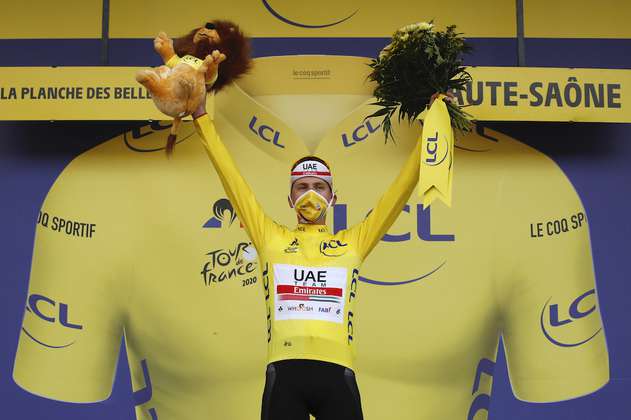 Tadej Pogacar ganó la crono y es el campeón virtual del Tour de Francia 2020