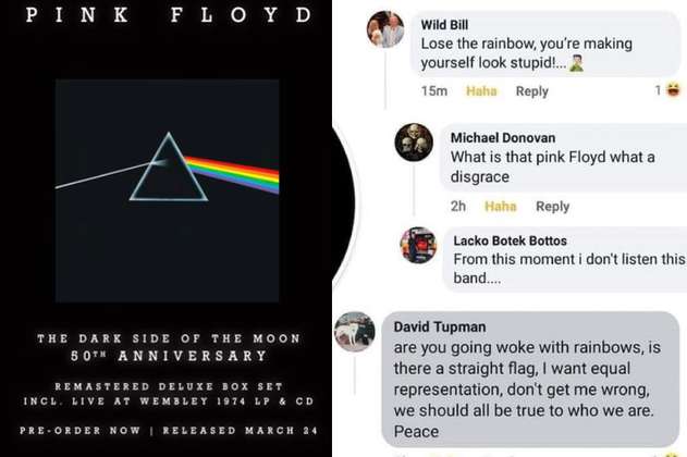 Fans de Pink Floyd se indignaron por la portada de álbum con la “bandera LGBTIQ+”