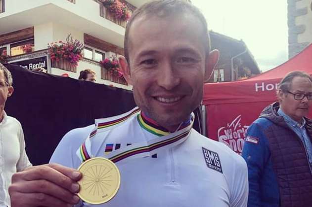 Leonardo Páez es nuevo campeón mundial de ciclomontañismo 