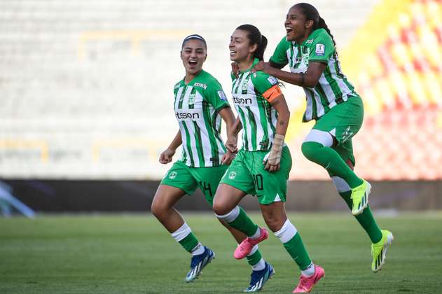 En imágenes: la goleada de Nacional 4-0 sobre Santa Fe en la Liga BetPlay femenina