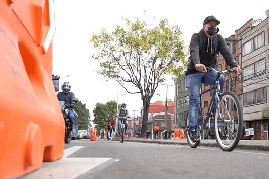 La bicicleta se ha convertido en uno de los principales medios de transporte durante la cuarentena.  / Cortesía: Secretaría de Movilidad (SDM)