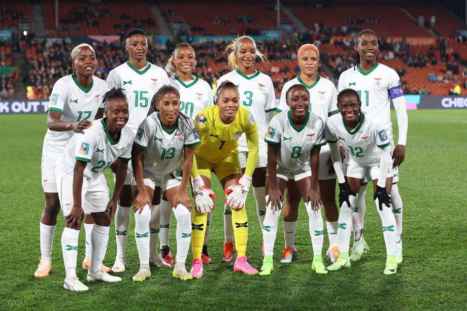 Las jugadoras de Zambia en su participación en el Mundial Femenino de 2023. 