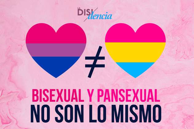 ¿Cuál es la diferencia entre ser bisexual y pansexual?