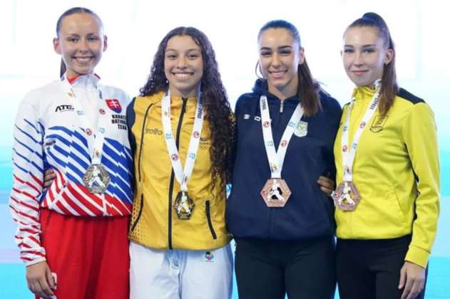 Sofía Cárdenas y un oro histórico: hito en el karate colombiano