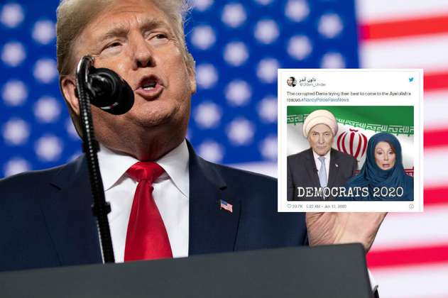 Trump difama a los demócratas con imágenes hechas en Photoshop