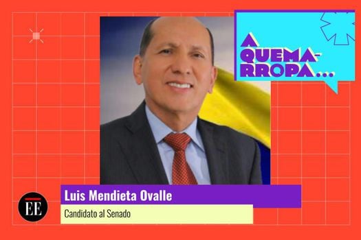 A Quemarropa con Luis Mendieta, candidato al Senado