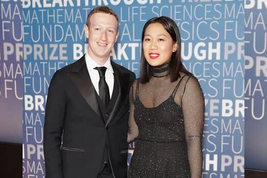 El CEO de Meta y su esposa encabezan la lista de las parejas más ricas