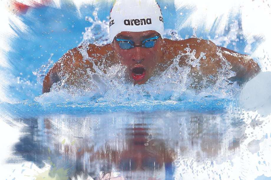 El nadador vallecaucano Jonathan Gómez ha sido medallista en todos los eventos del ciclo olímpico.