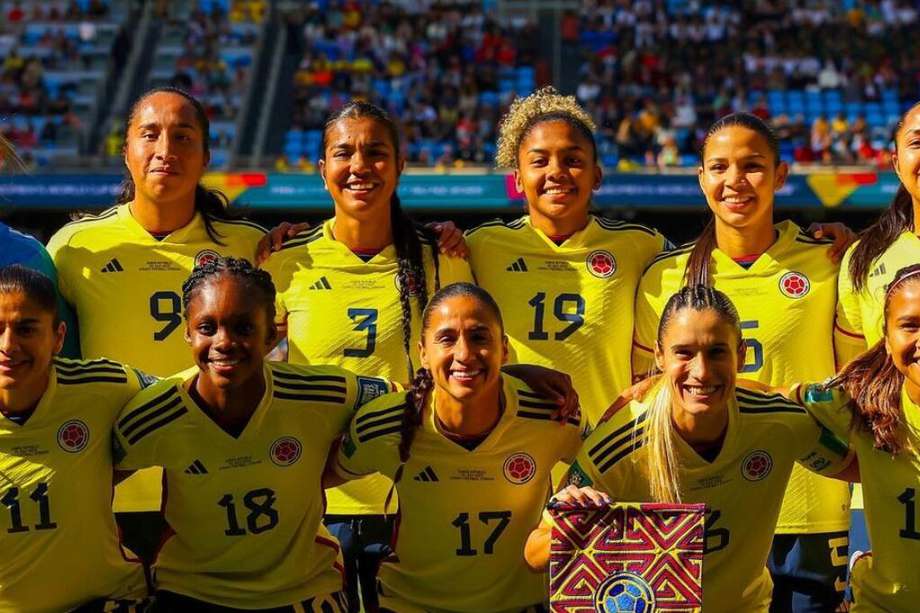 La selección de Colombia en el Mundial Femenino. 