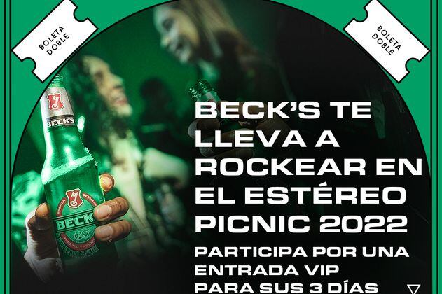 Beck’s regalará una entrada VIP doble para el Festival Estéreo Picnic 2022