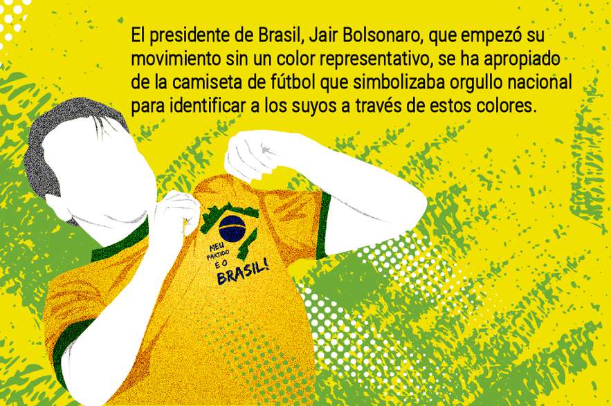 El mundo no es como lo pintan: Bolsonaro y la "vergüenza" de vestir la 'verde-amarela'.