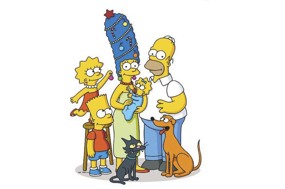 “Los Simpson” sigue las aventuras de la familia conformada por Marge, Homero, Bart, Lisa y Maggie.