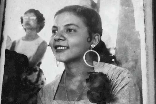 Marina Isabel Ferrer en foto familiar guardada por su hija.