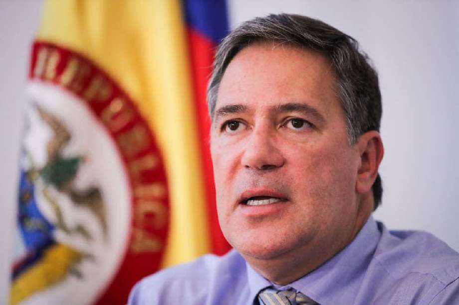 El exembajador de Colombia en Uruguay Fernando Sanclemente renunció a su cargo en abril de este año. EFE/Raúl Martínez
