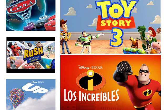 Cinco de las franquicias más taquilleras de Pixar hechas videojuegos