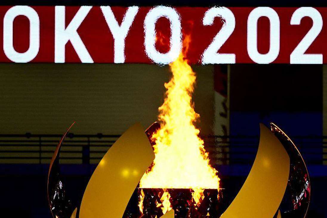 La llama olímpica ya está encendida.