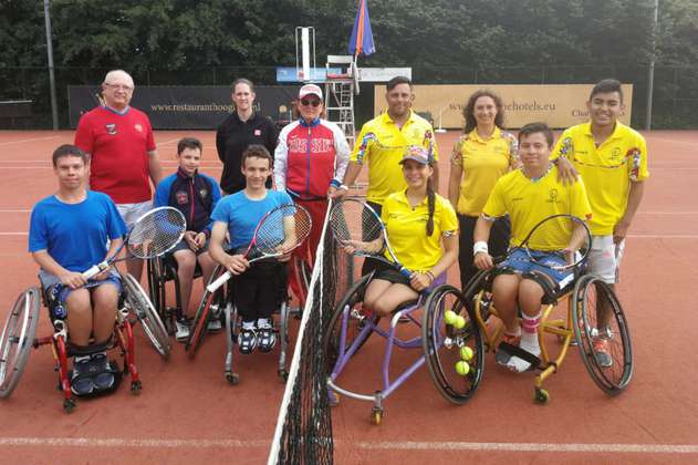 Colombia fue tercera en el mundial de tenis en silla de ruedas