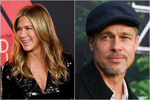 Brad Pitt fue a la fiesta de Navidad de su ex, Jennifer Aniston