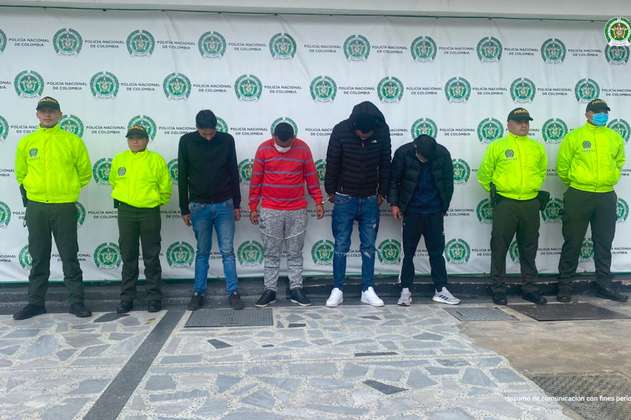 A la cárcel integrantes de ‘Las Hienas’, banda que hurtaba vehículos en Bogotá