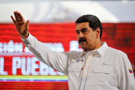 Nicolás Maduro, presidente de Venezuela, amenaza con cerrar frontera con Colombia. / AFP