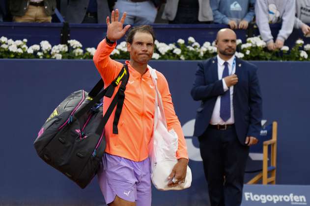 Entre aplausos se fue Rafael Nadal tras ser eliminado del Barcelona Open: video