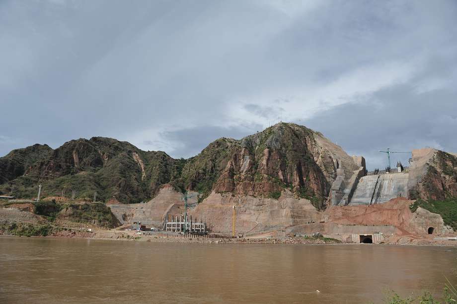 Proyecto Hidroeléctrico El Quimbo. Imagen de referencia.