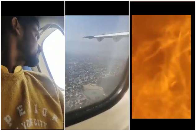 Video: pasajero transmitió en vivo el momento en que se estrelló el avión en Nepal