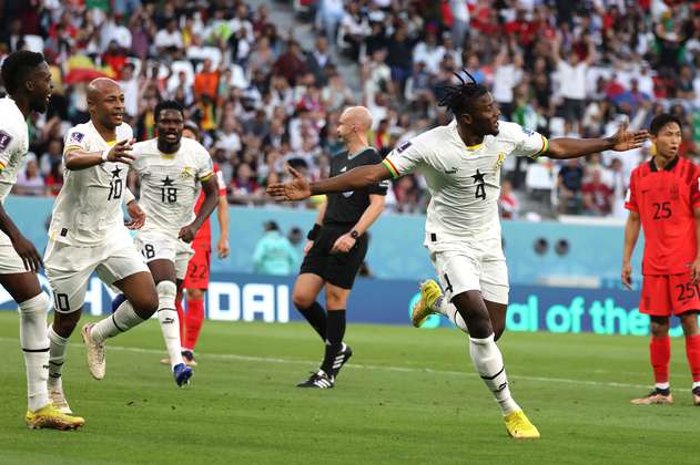 Otro partidazo en la jornada: Ghana derrotó a Corea del Sur