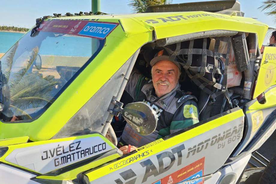 Francisco J. Vélez, piloto colombiano en el Rally Dakar 2024