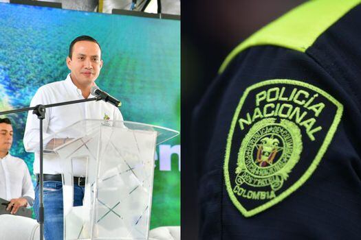 El mandatario de Santander pidió solidaridad con los uniformados de la Policía.