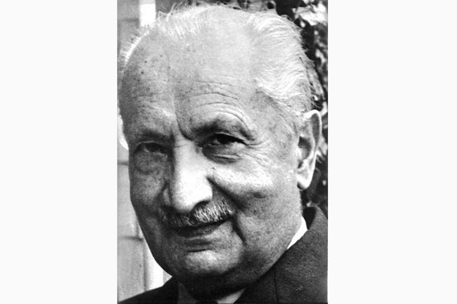 En la imagen el filósofo alemán Martin Heidegger, citado en este artículo, cuando tenía 86 años. Heidgger vivió entre 1889 y 1976. / Archivo Particular