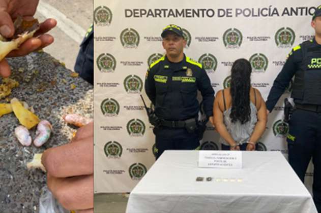 Antioquia: mujer intentó camuflar droga en huesos que iban dentro de comida