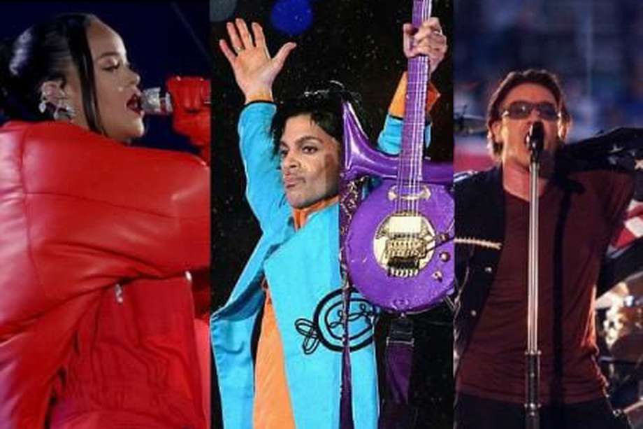 Artista como Prince, Rihanna y U2 se encuentran en el top 10 de las mejores presentaciones del Super Bowl, según la revista Rolling Stone.