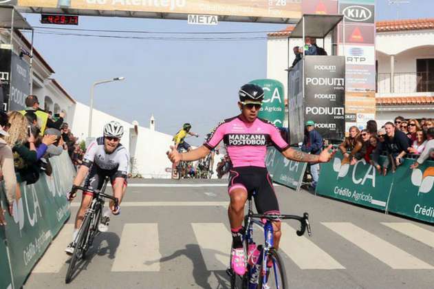 Sebastián Molano ganó la tercera etapa de la Volta al Alentejo