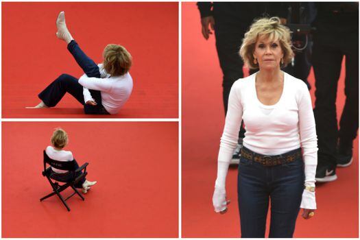 Jane Fonda en el Festival de Cine de Cannes 2018. / AFP