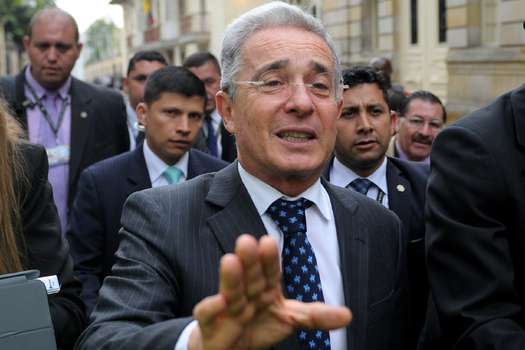 El congresista Álvaro Uribe es hoy el principal político del partido Centro Democrático.  / Cristian Garavito - El Espectador