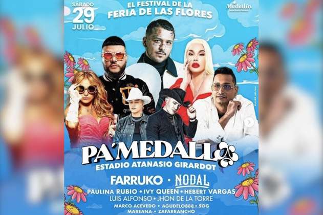 Cancelan concierto de Nodal, Paulina Rubio y más artistas en Feria de las Flores