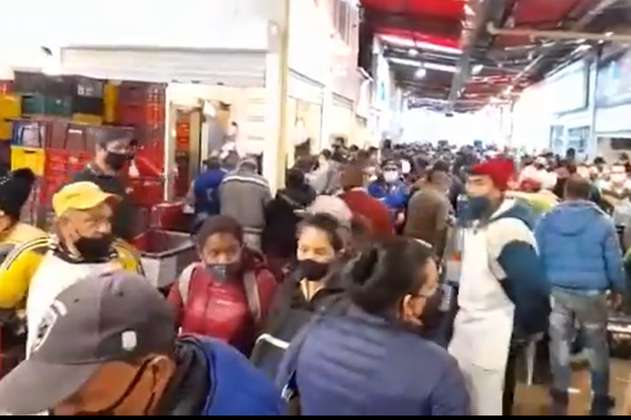 Se presentaron aglomeraciones en inmediaciones de Corabastos en Bogotá