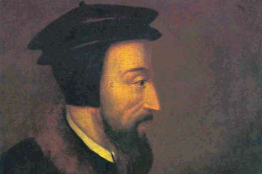 Imagen de Juan Calvino, hoy en el Museo Internacional de la Reforma en Ginebra (Suiza). 