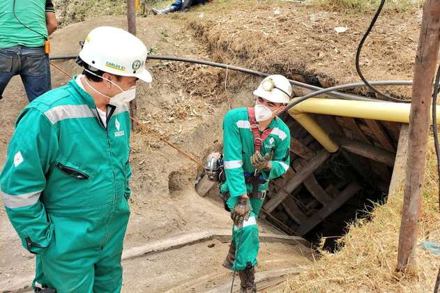 Mineros atrapados en Sogamoso: autoridades van en la mitad del camino para rescatarlos