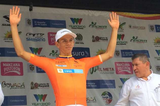 Jesús David Peña asumió el liderato de la Vuelta de la Juventud