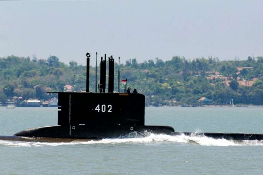 En esta foto sin fecha facilitada por el Armada de Indonesia se observa al submarino KRI Nanggala-402.