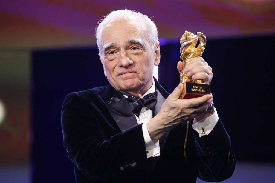 El artista estadounidense Martin Scorsese obtiene el premio al Oso de Oro Honorario 2024 durante el 74o Festival Internacional de Cine de Berlín 'Berlinale' en Berlín, Alemania, el 20 de febrero de 2024.