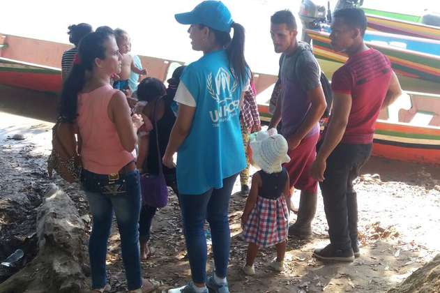 Acnur atiende a 200 desplazados colombianos que huyeron a Venezuela