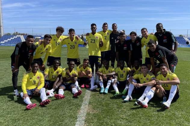 La selección de Colombia Sub-20 finalizó su gira de amistosos en España