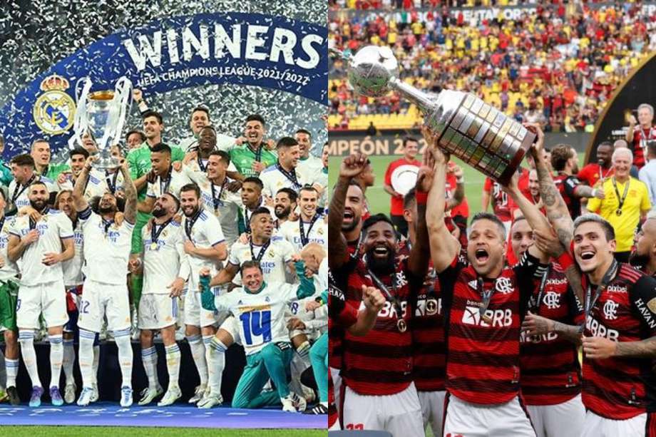 Real Madrid, campeón de la Champions. Flamengo, campeón de la Libertadores.