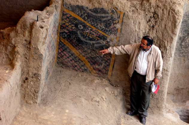 Incendio destruye mural de 2.000 años en Perú