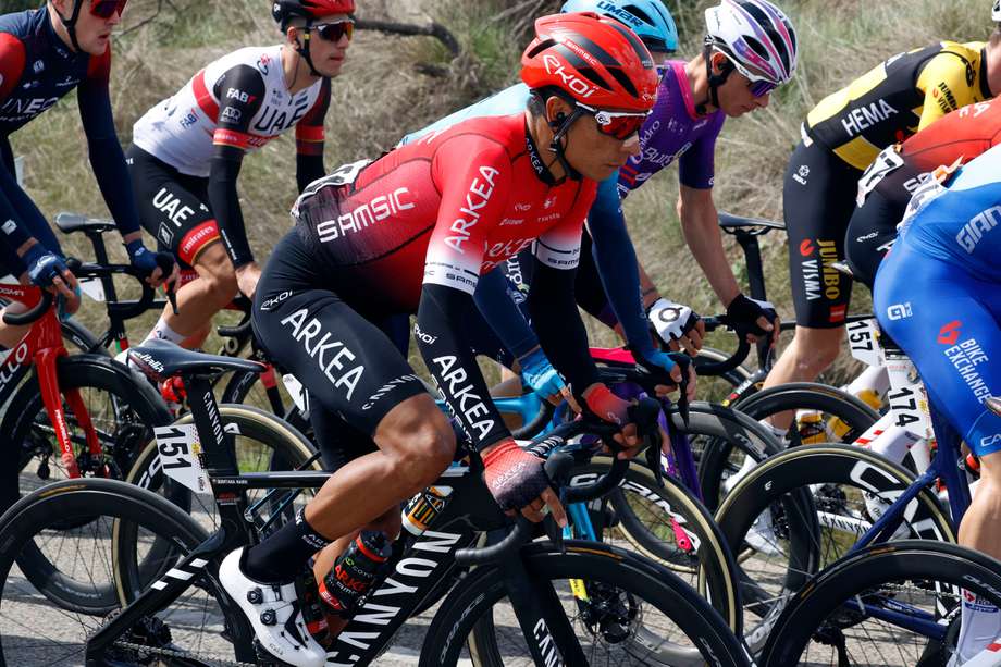 Nairo Quintana, ciclista de la escuadra francesa Arkea Samsic.